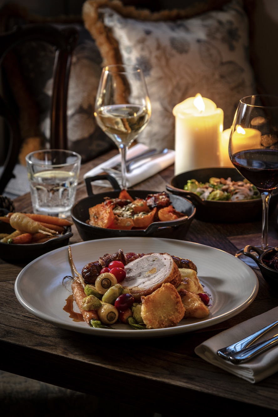 Dinner by candlelight