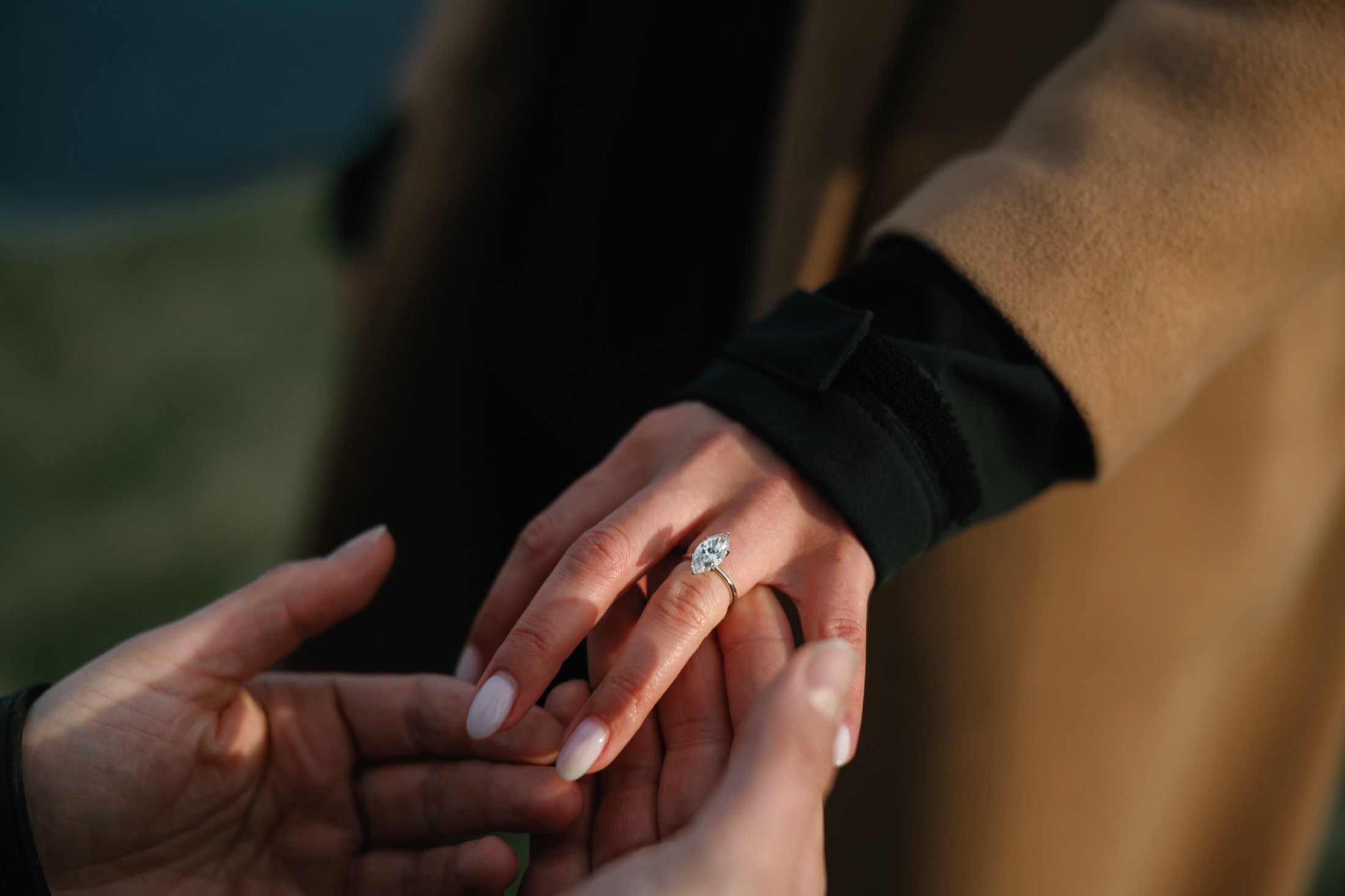 The ring on Danielle&rsquo;s hand